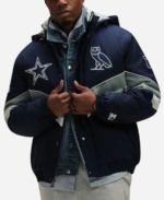 NFL X OVO DALLAS COWBOYS 49ers Sideline Puffer Jacket