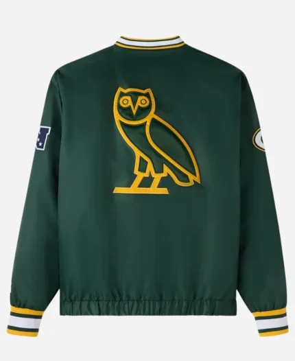 NFL X OVO Green Bay Packers Trainer Pullover Starter Jacket