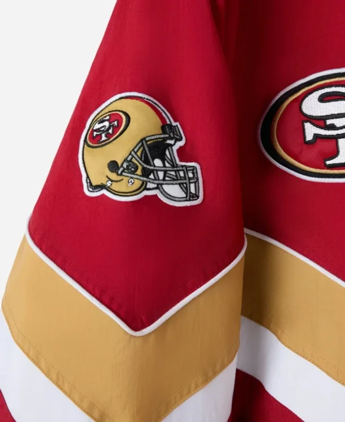 NFL X OVO San Francisco 49ers Sideline Puffer Starter Jacket For Sale