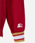 NFL X OVO San Francisco 49ers trainer pullover starter jacket