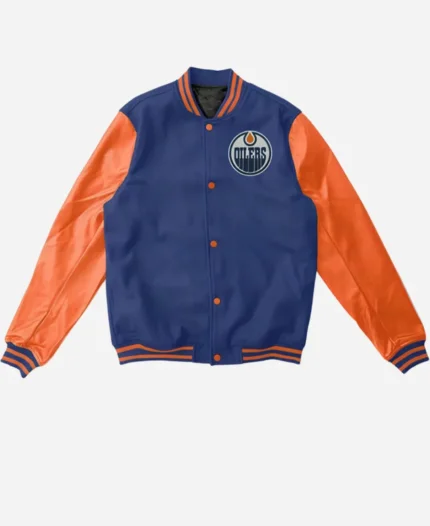 NHL Edmonton Oilers Varsity Jacket