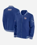 New York Giants Sideline Coaches Blue Bomber Jacket