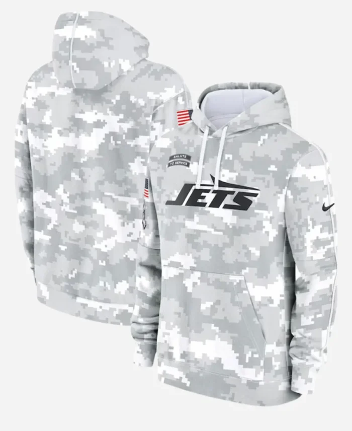 New York Jets Salute To Service Camo 2024 Hoodie