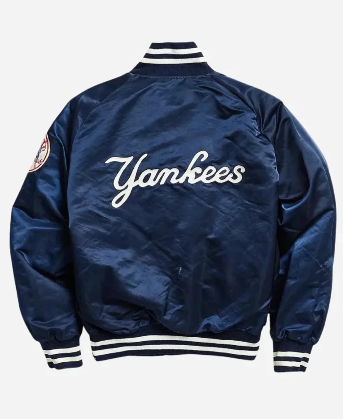  New York Yankeen 90s Blue Bomber Jacket