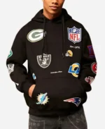 Nfl Multi Team Badge Oversized Pullover Hoodie