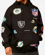 Nfl Oversized Multi Team Badge Hoodie