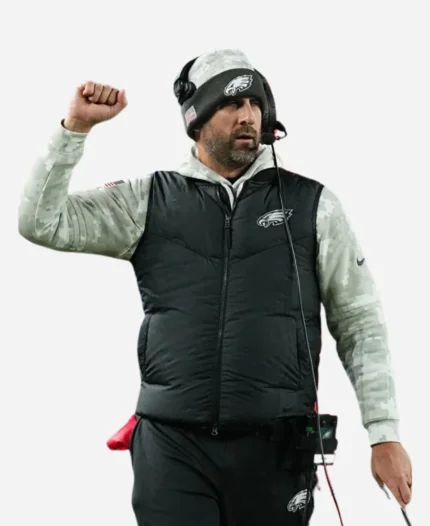 Nick Sirianni Eagles Black Vest