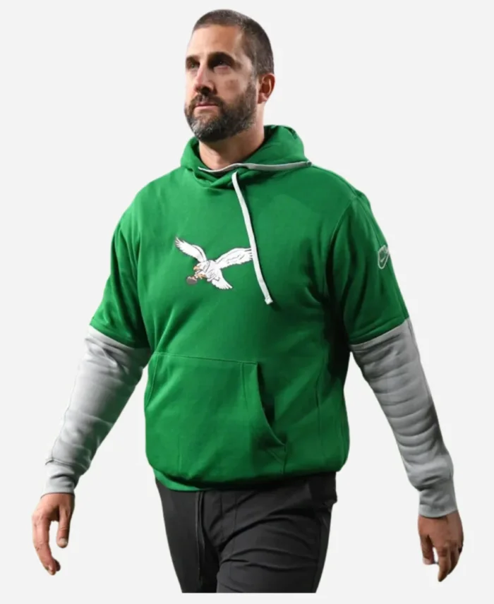 Nick Sirianni Eagles Kelly Green Hoodie