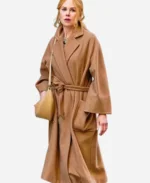 Nicole Kidman Movie Babygirl 2024 Romy Brown Wool Long Coat