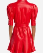 No Good Deed S01 Linda Cardellini Red Leather Dress