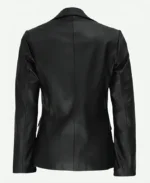 Nobody Wants This S01 Kristen Bell Black Leather Blazer for sale and free shipping