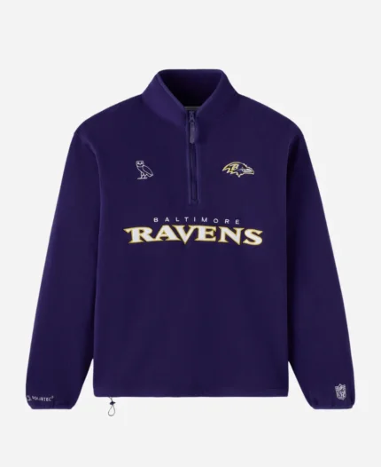 OVO Baltimore Ravens Mock Neck Fleece