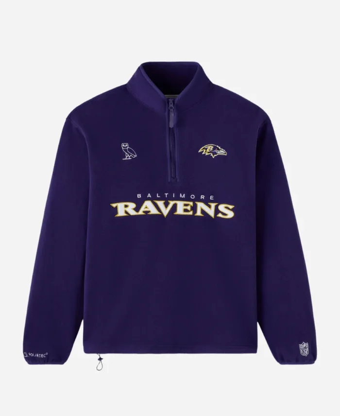 OVO Baltimore Ravens Mock Neck Fleece