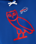 OVO Buffalo Bills Pu;;over Blue Hoodie