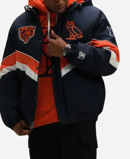 OVO Chicago Bears Sideline Puffer Jacket