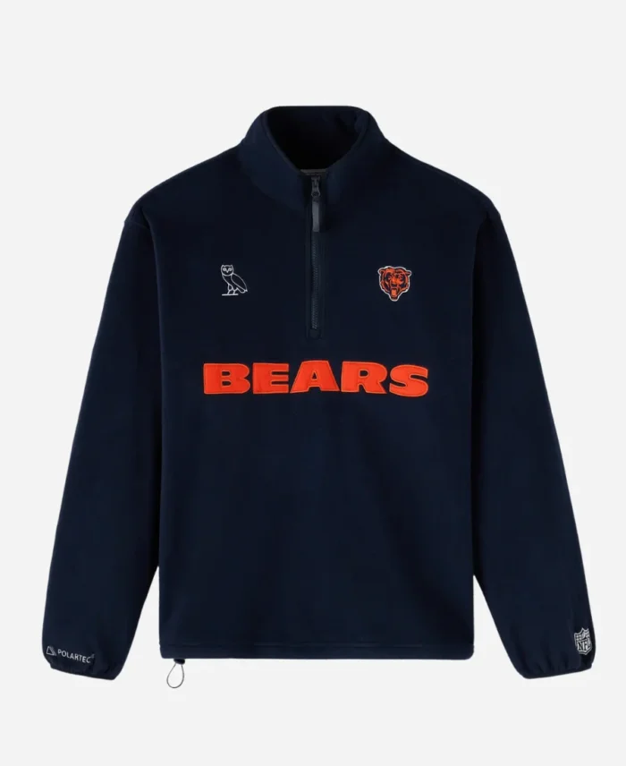 OVO Chicago Bears Mock Neck Fleece