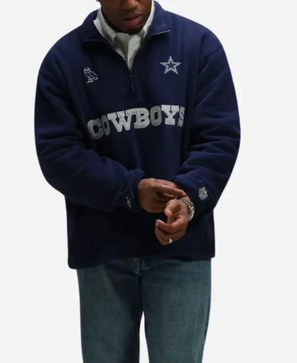 OVO Dallas Cowboys Mock Neck Fleece