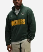 OVO Green Bay Mock Neck Fleece