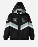 OVO Las Vegas Raiders Sideline Black Puffer Jacket