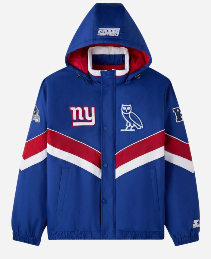 OVO New York Giants Sideline Puffer Jacket