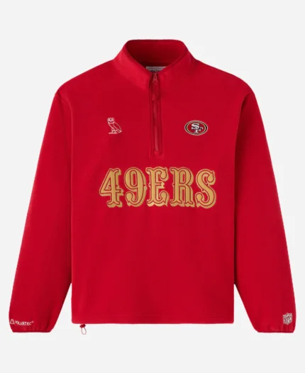 OVO San Francisco 49ers Mock Neck Fleece