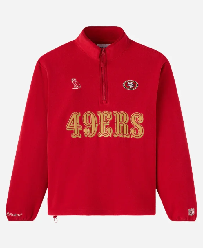 OVO San Francisco 49ers Mock Neck Fleece