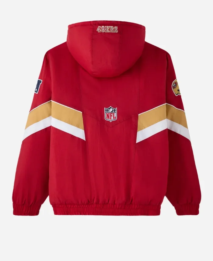 OVO San Francisco 49ers Sideline Puffer Hooded Jacket