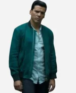 Paris Has Fallen 2024 Tewfik Jallab Green Bomber Jacket