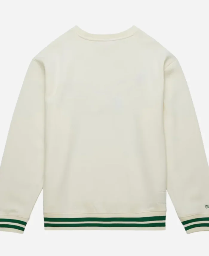 Philadelphia Eagles Heritage Fleece Cream Vintage Pullover Sweatshirt