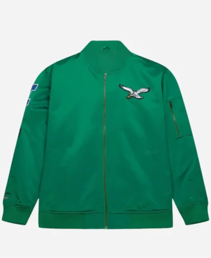 Philadelphia Eagles Kelly Green Bomber Jacket