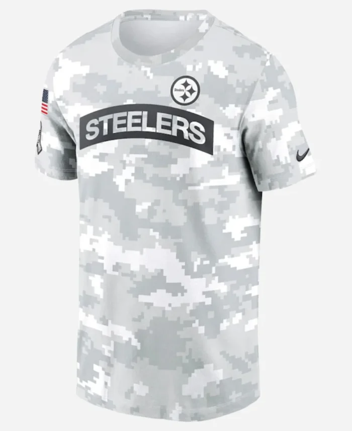 Pittsburgh Steelers Salute To Service Camo 2024 T-Shirt For Sale