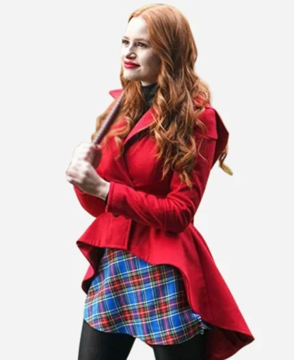 Riverdale S03 Cheryl Blossom Red Wool Coat