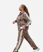 Robyn McCall TV Series The Equalizer Season 05 Queen Latifah Palms Camo Tracksuit