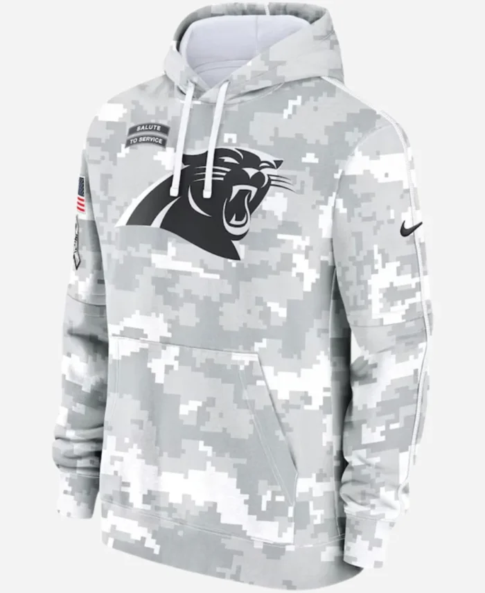 Salute To Service Carolina Panthers Camo 2024 Hoodie