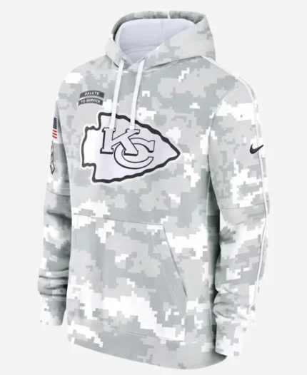 Salute To Service Kansas City Chiefs Camo 2024 Hoodie