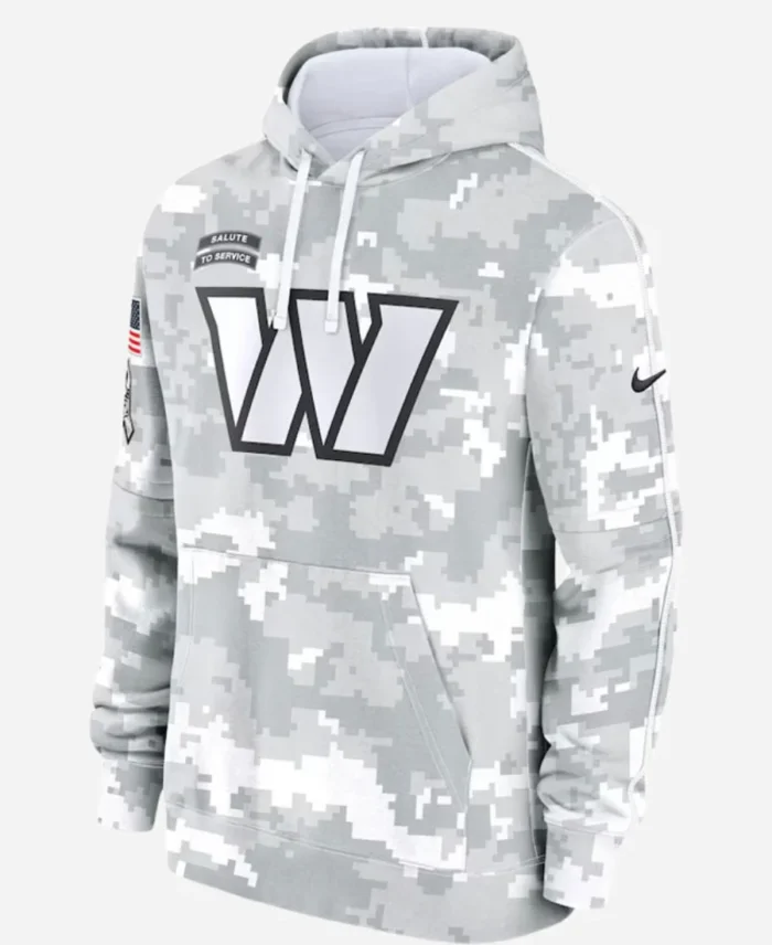 Salute To Service Washington Commanders Camo 2024 Hoodie