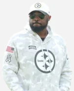 Salute to Service Mike Tomlin Steelers Camo Hoodie