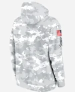 San Francisco 49ers Salute To Service Camo 2024 Hoodie