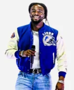 Shaboozey Thanksgiving Halftime Show Detroit Lions Jacket