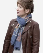 Shop the iconic Susan Ryeland Brown Leather Jacket