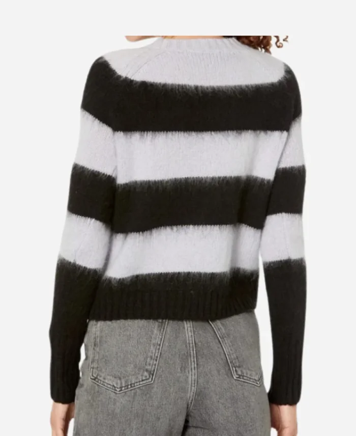 Slow Horses S04 Ash Lilac Black Striped Sweater