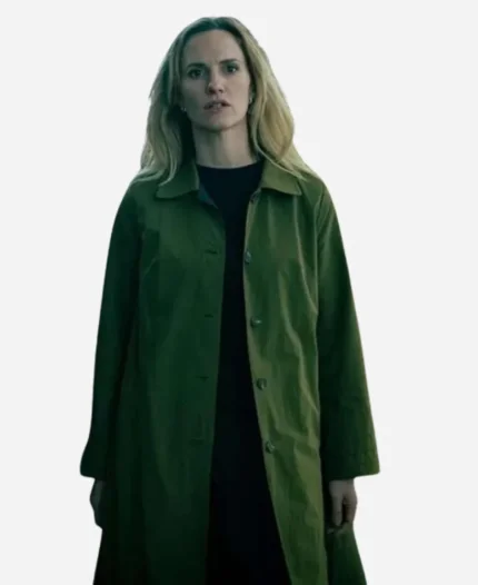 Slow Horses S04 Emma Flyte Green Trench Coat