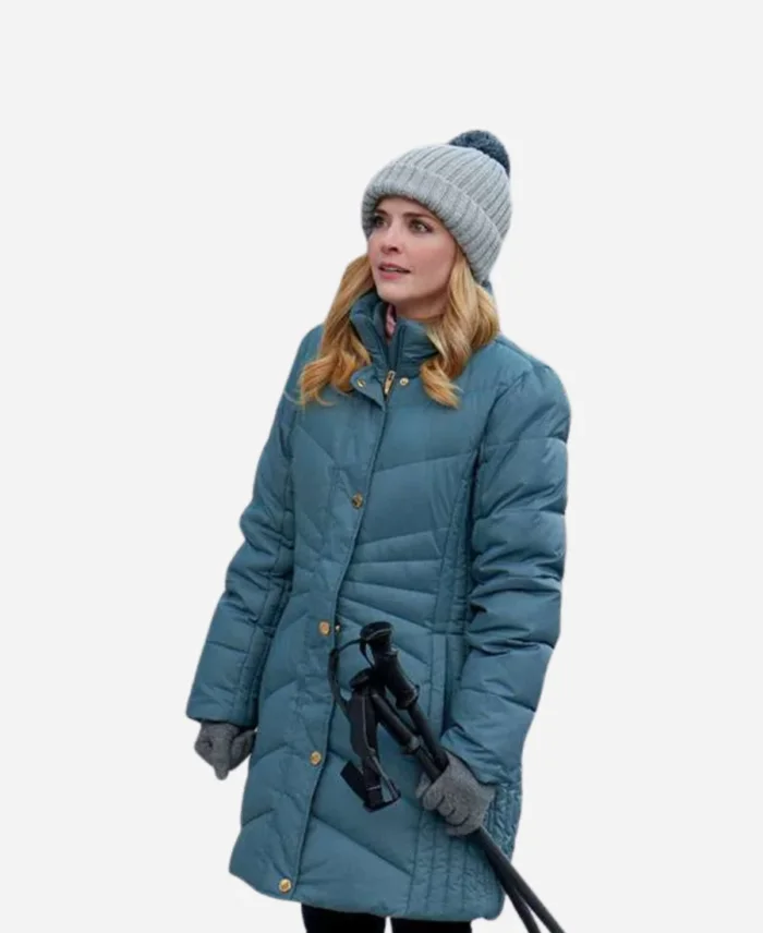 Snowkissed Jen Lilley Blue Puffer Jacket