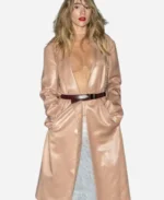 Suki New York Fashion 2024 Singer Leather Coat