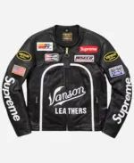 Supreme Vanson Star Full-Zip Leather Jacket