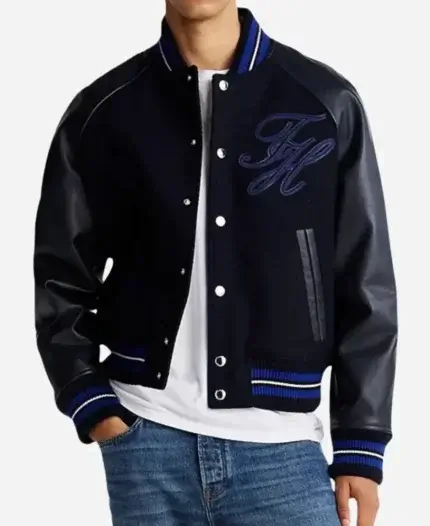 Sylvester Stallone Las Vegas GP Tommy Hilfiger 2024 Varsity Jacket For Sale