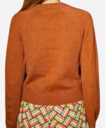 Taylor Swift Rainbow Cookie Brown Sweater