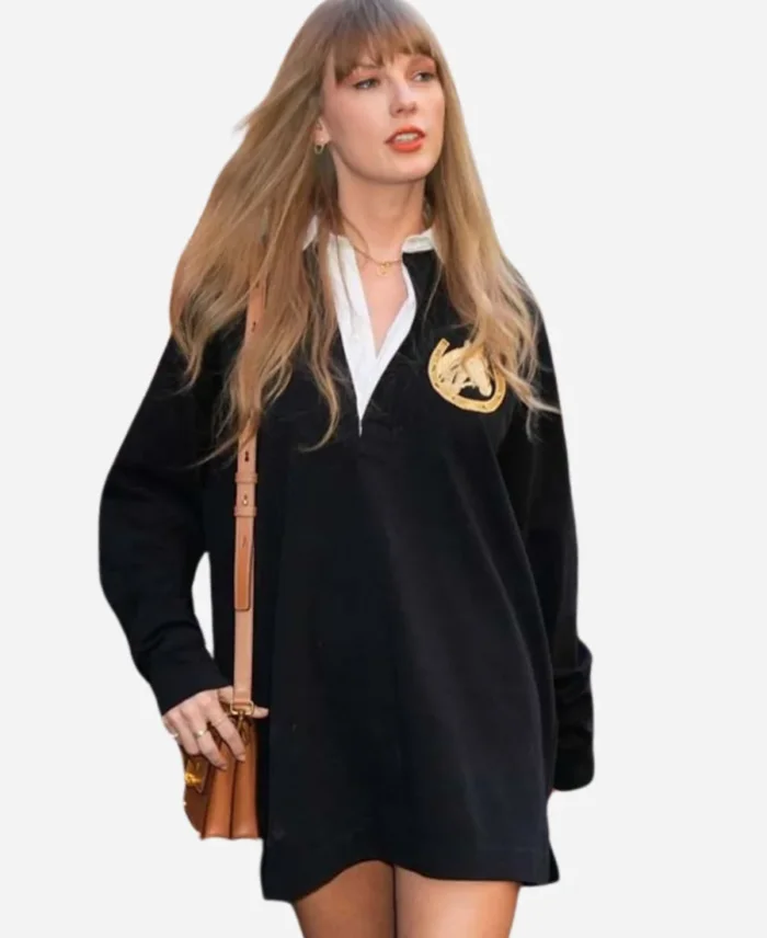 Taylor Swift Stella McCartney Black Rugby Shirt