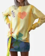 The Brothers Sun 2024 Madison Hu Yellow Printed Sweatshirt