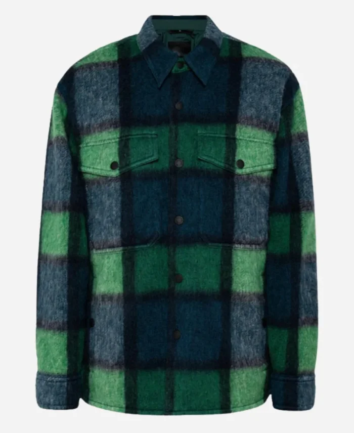 The Jennifer Hudson Show Ludacris Green Plaid Jacket For Sale